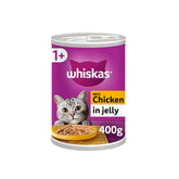 Whiskas With Chicken In Jelly Tin 400g